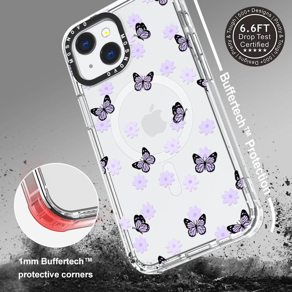 Lilac Butterfly Phone Case - iPhone 13 Case