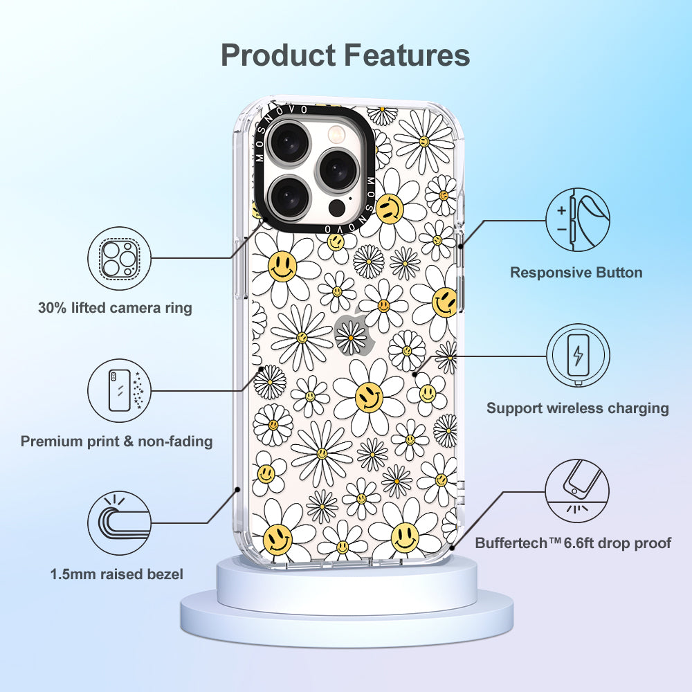 Happy Daisy Blooms Phone Case - iPhone 15 Pro Max Case