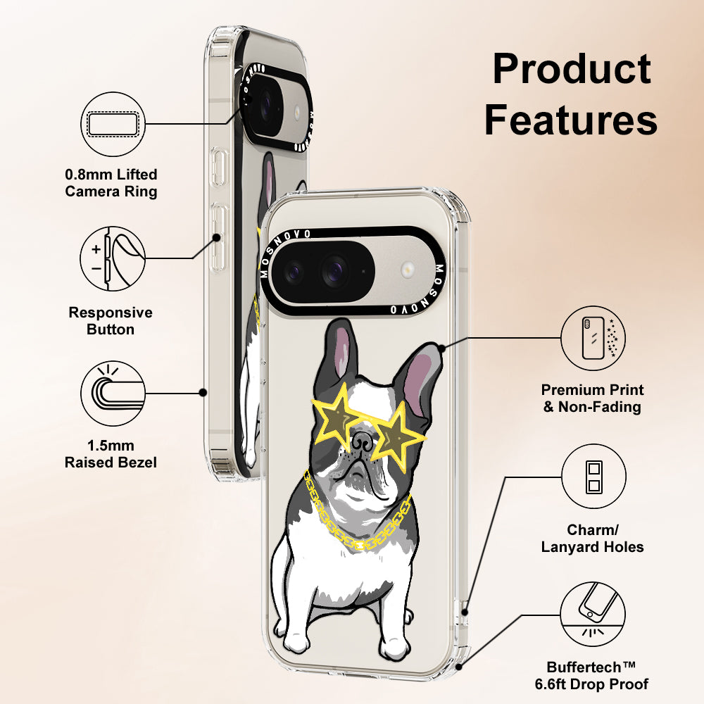 Cool French Bulldog Phone Case - Google Pixel 9 Case