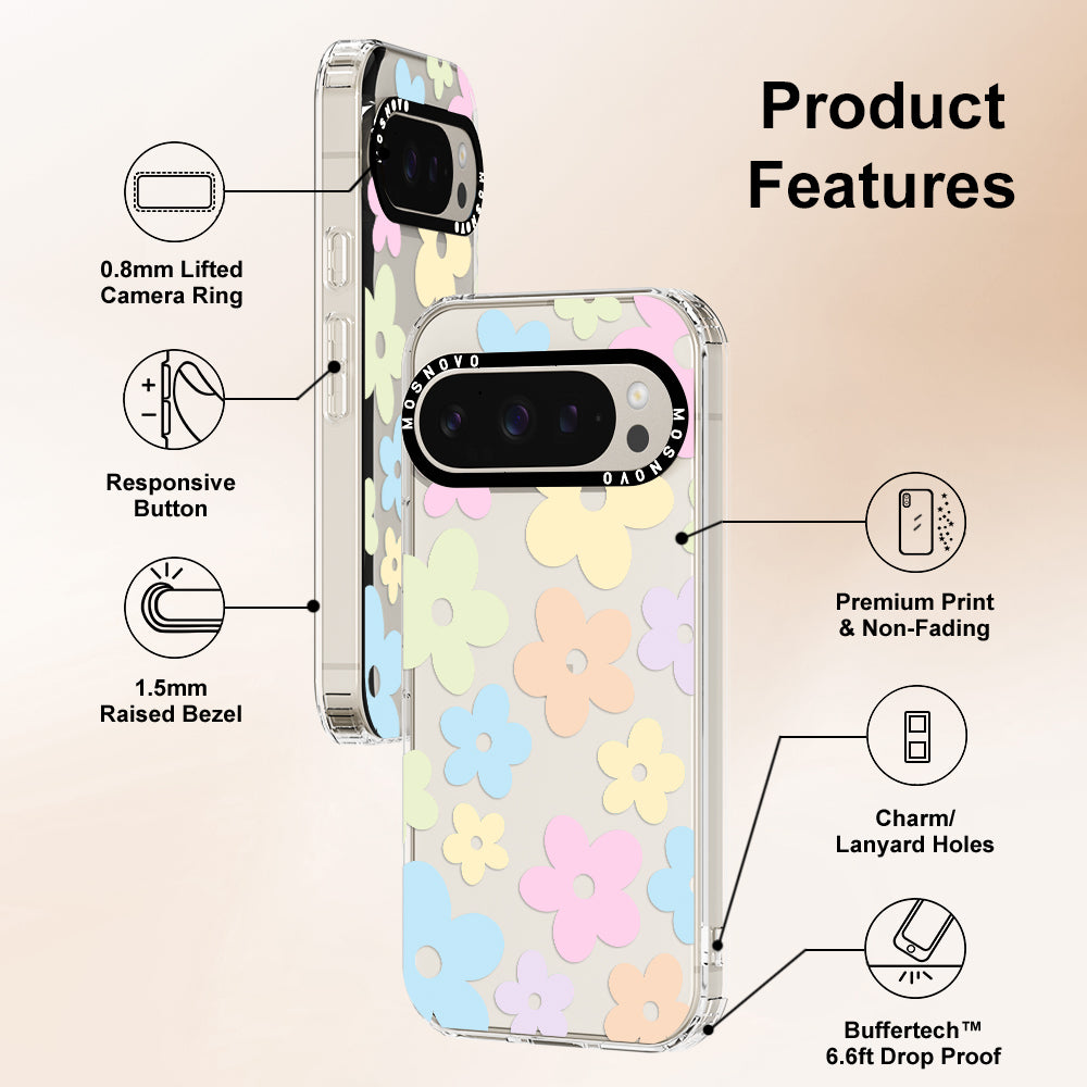 Pastel Flower Phone Case - Google Pixel 9 Pro Case