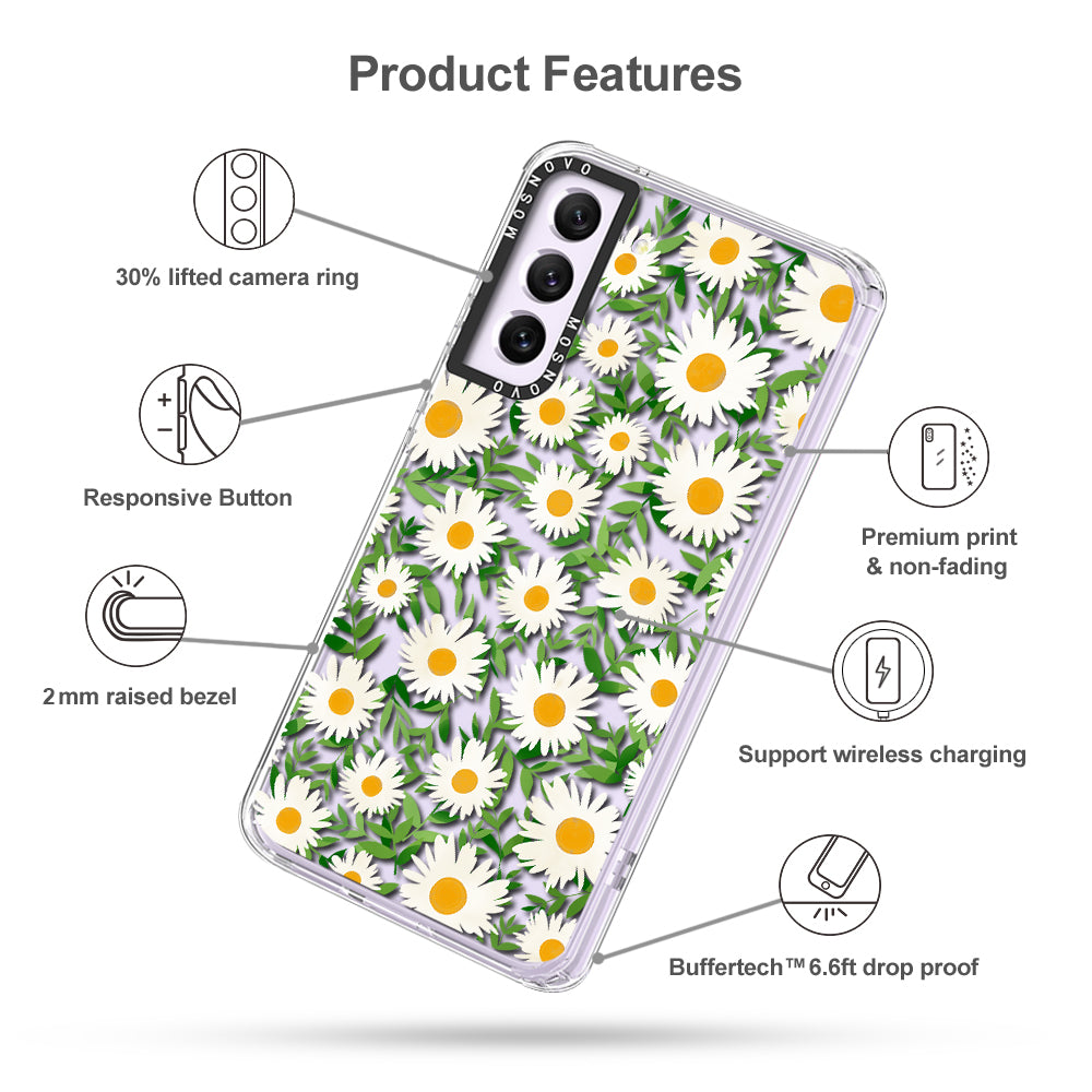 Daisies Phone Case - Samsung Galaxy S21 FE Case