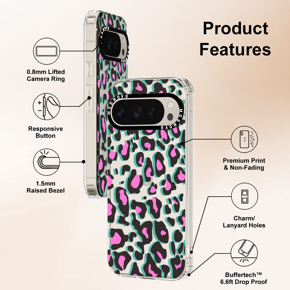 Hot Pink Leopard Print Phone Case - Google Pixel 9 Pro Case