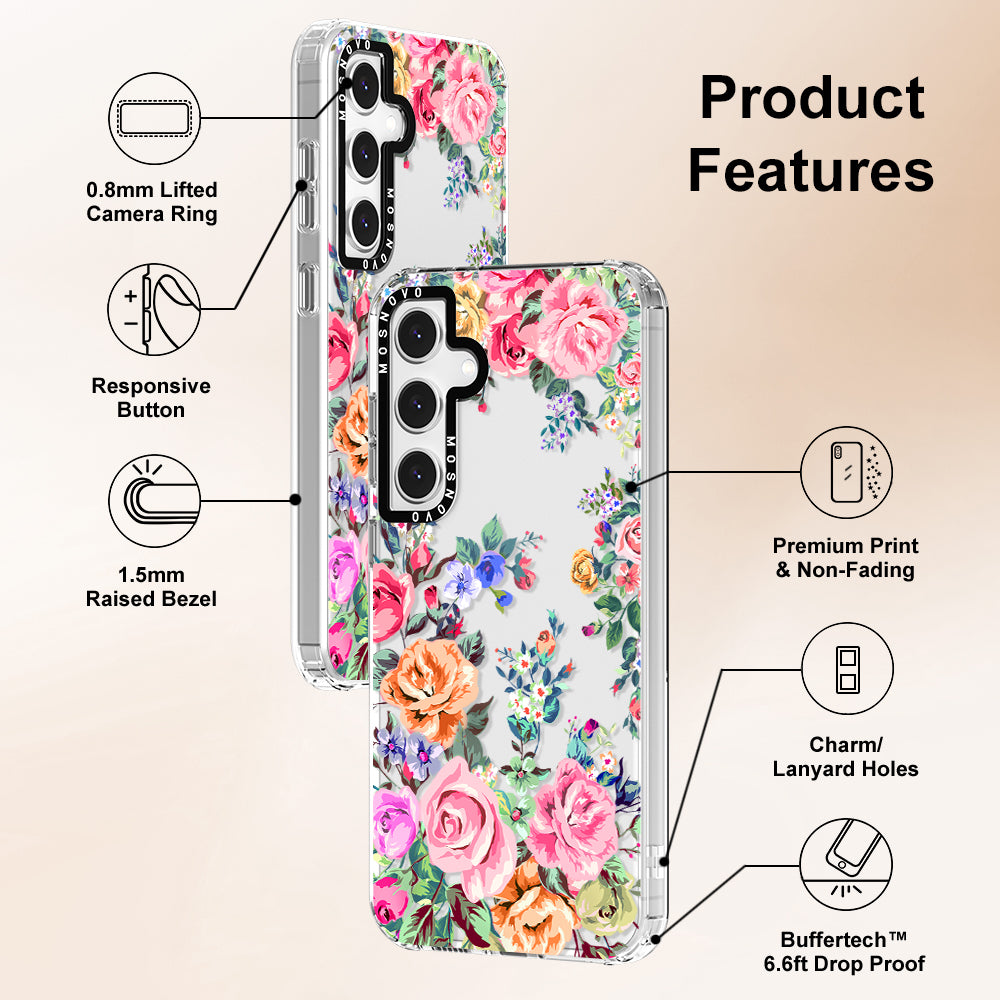 Flower Garden Phone Case - Samsung Galaxy S24 FE Case - MOSNOVO