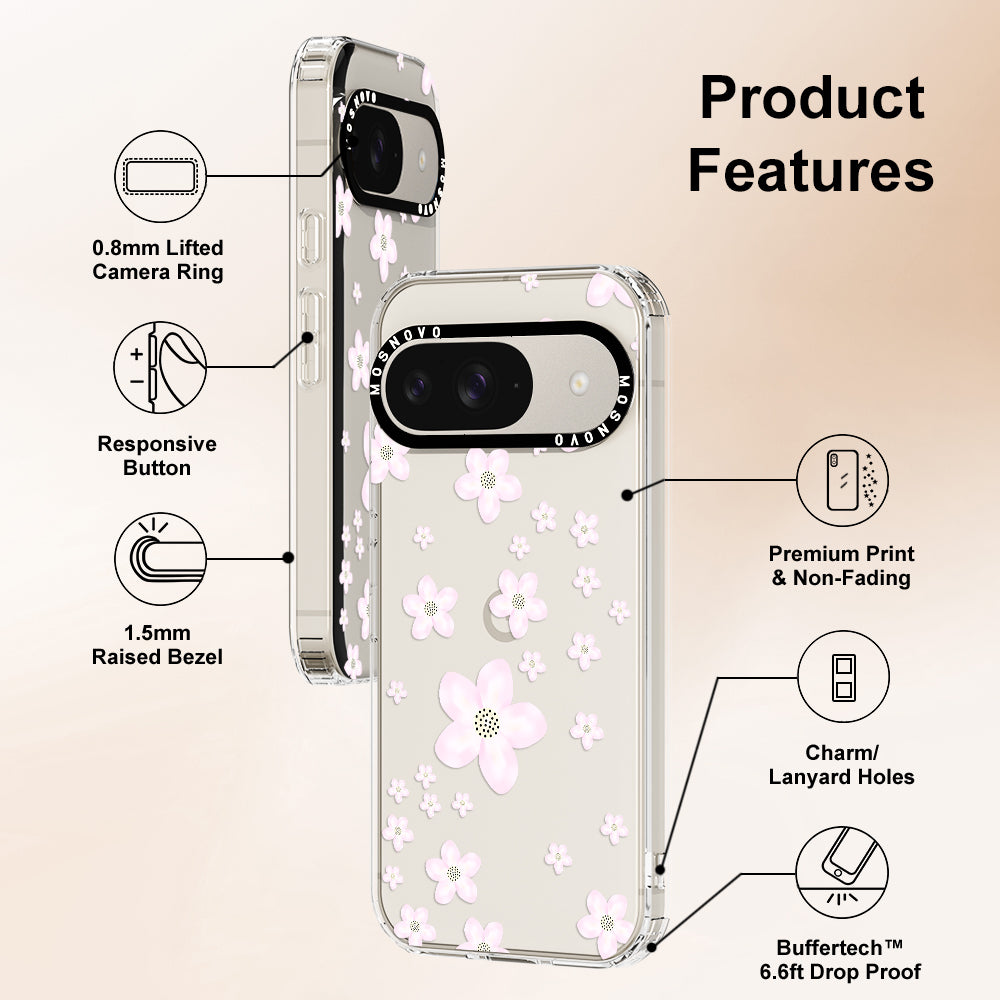 Pink Cherry Blossom Phone Case - Google Pixel 9 Case