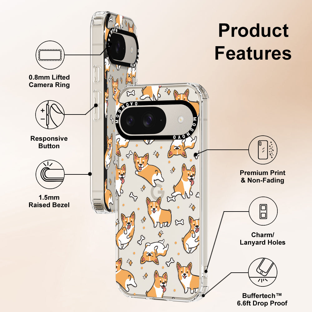 Cute Corgi Phone Case - Google Pixel 9 Case