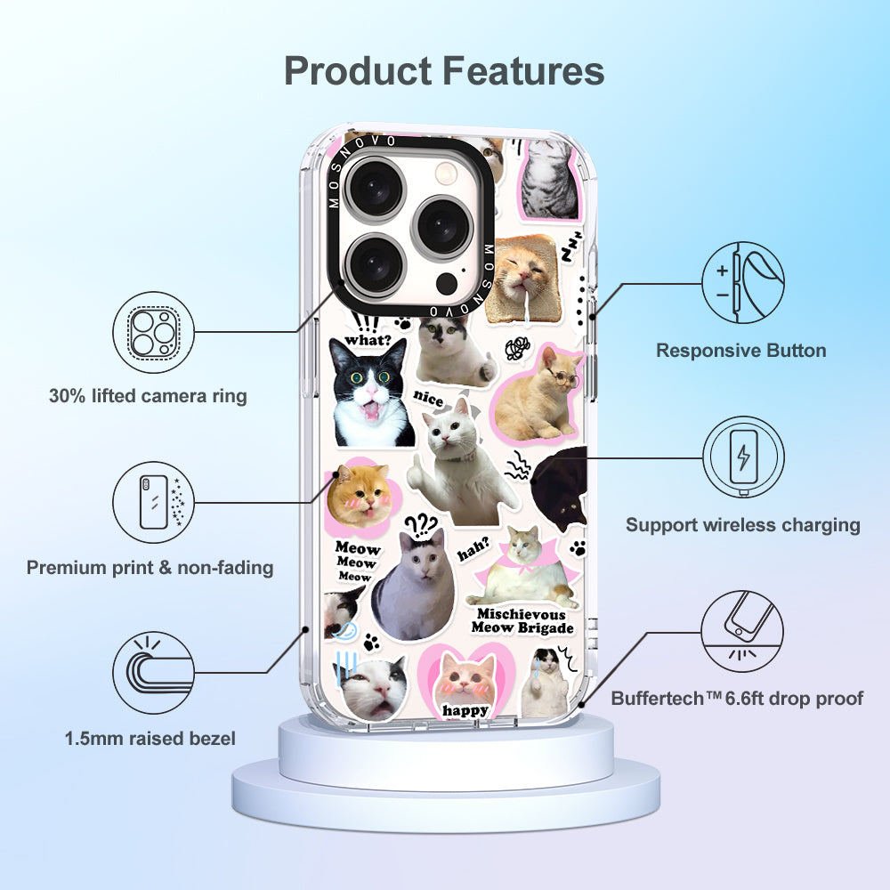 The Cat Brigade Phone Case - iPhone 15 Pro Case