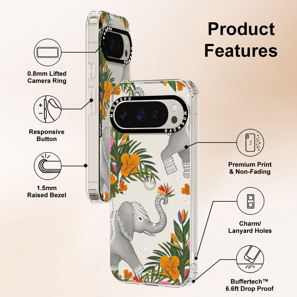 Tribal Elephant Phone Case - Google Pixel 9 Pro XL Case