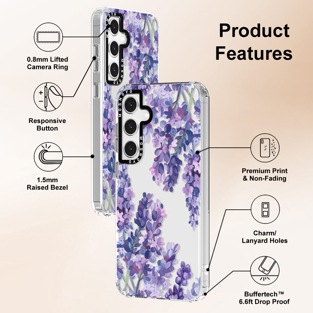 Lavender Phone Case - Samsung Galaxy S24 FE Case - MOSNOVO