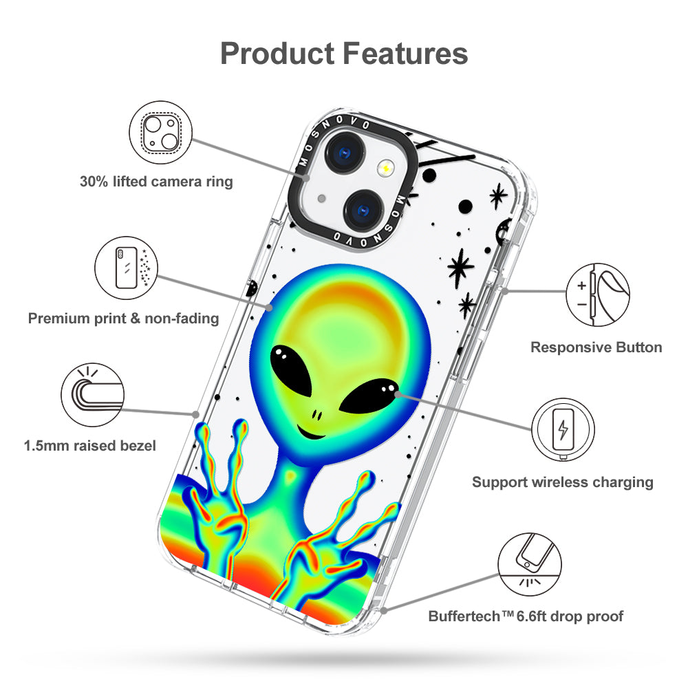 Alien Piece Phone Case - iPhone 13 Case