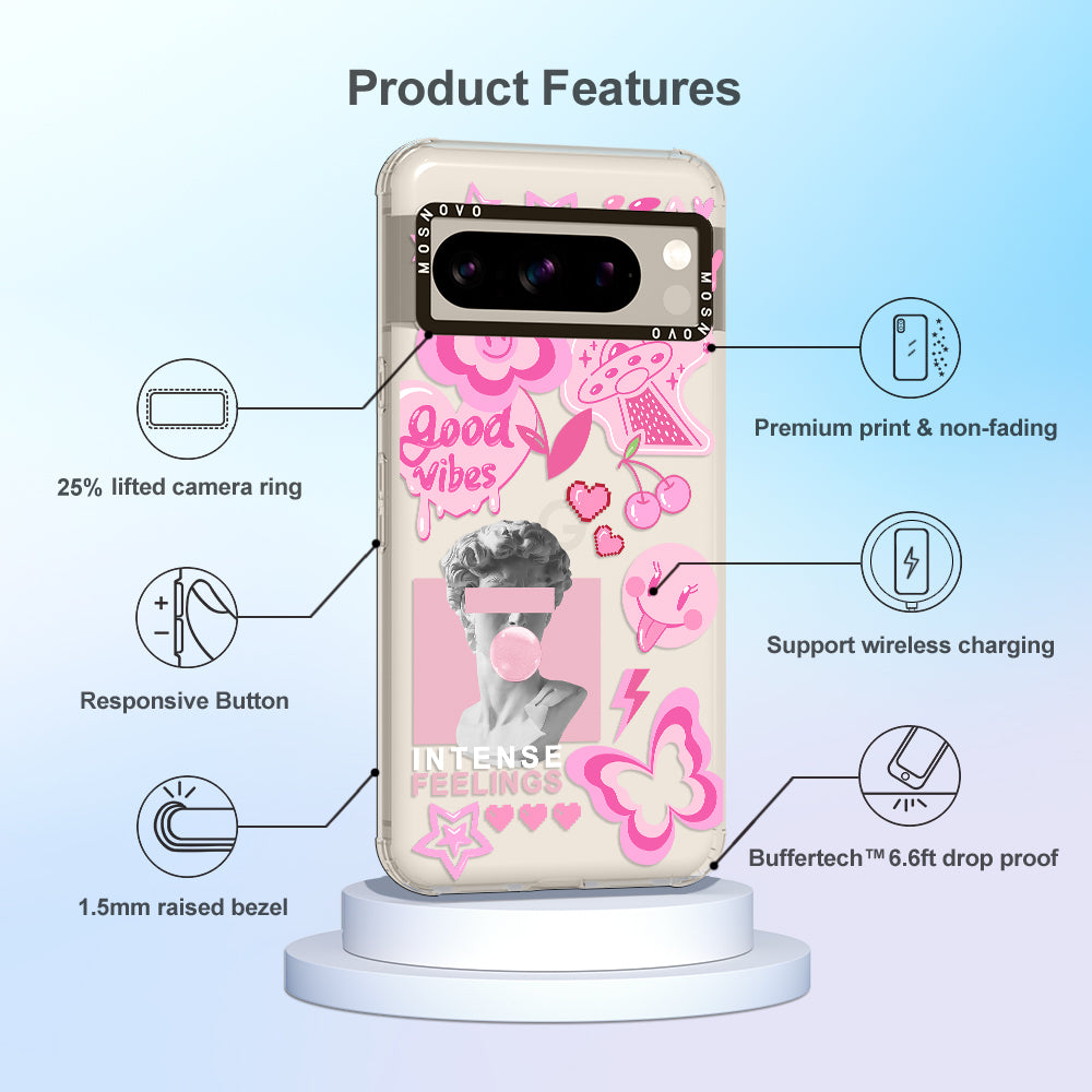 Pink Culture Phone Case - Google Pixel 8 Pro Case