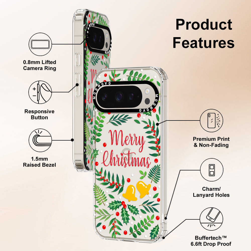 Merry Christmas Phone Case - Google Pixel 9 Pro Case