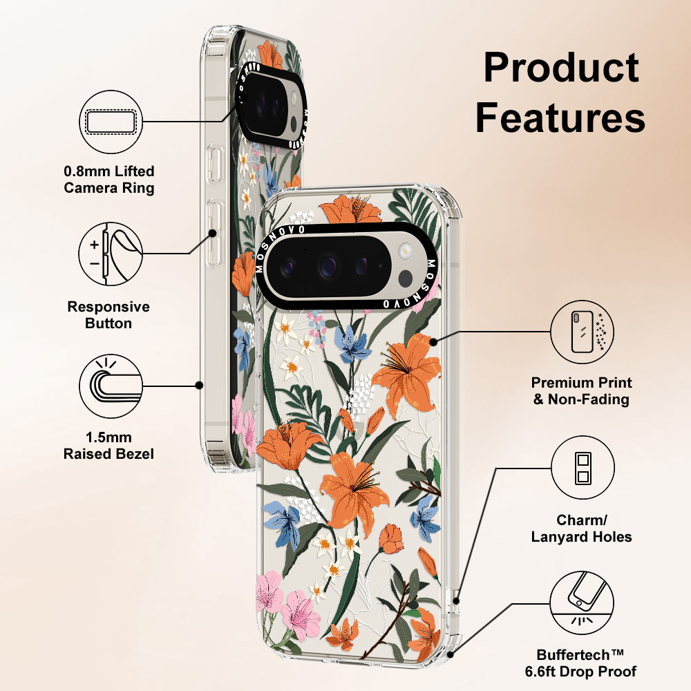 Lily Garden Phone Case - Google Pixel 9 Pro XL Case