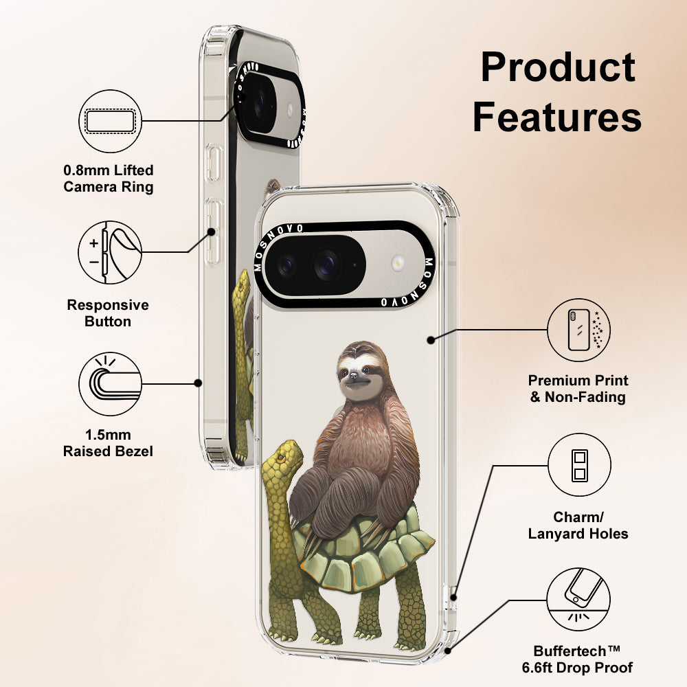 Sloth Turtle Phone Case - Google Pixel 9 Case