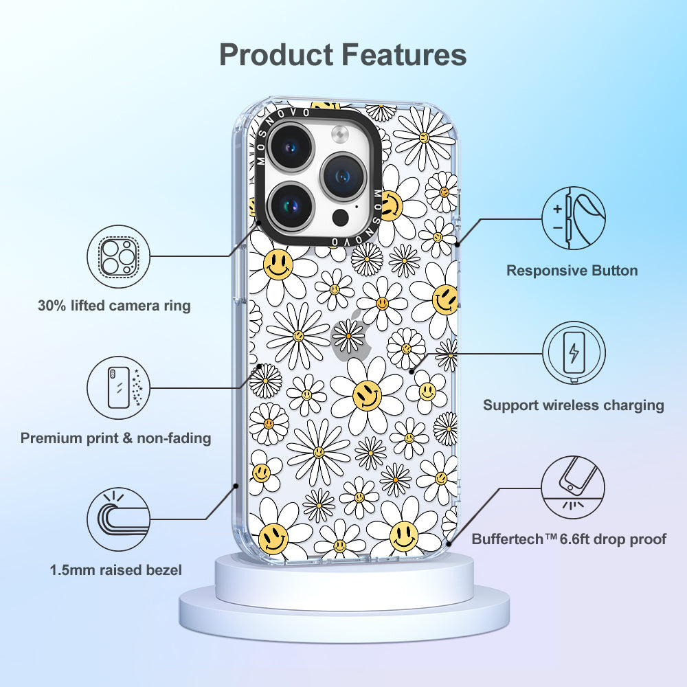 Happy Daisy Blooms Phone Case - iPhone 14 Pro Case