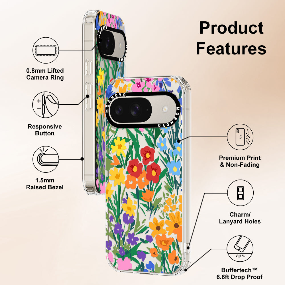 Spring Botanical Flower Phone Case - Google Pixel 9 Case