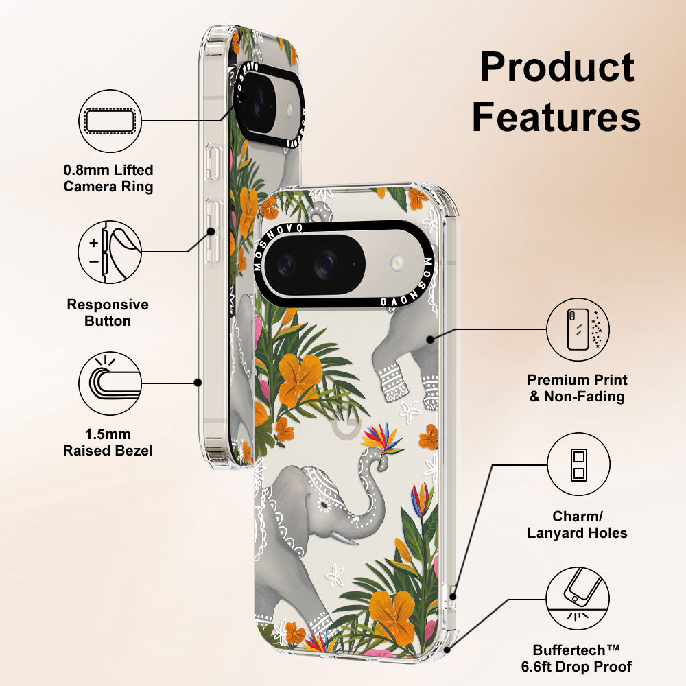 Tribal Elephant Phone Case - Google Pixel 9 Case