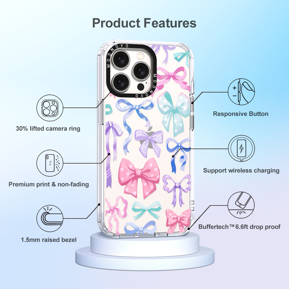 Bows Phone Case - iPhone 15 Pro Max Case