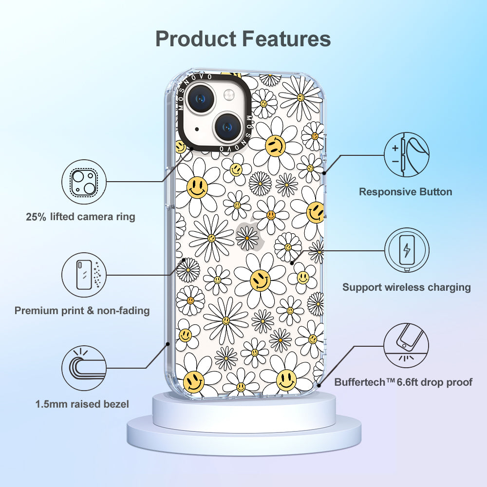 Happy Daisy Blooms Phone Case - iPhone 14 Case