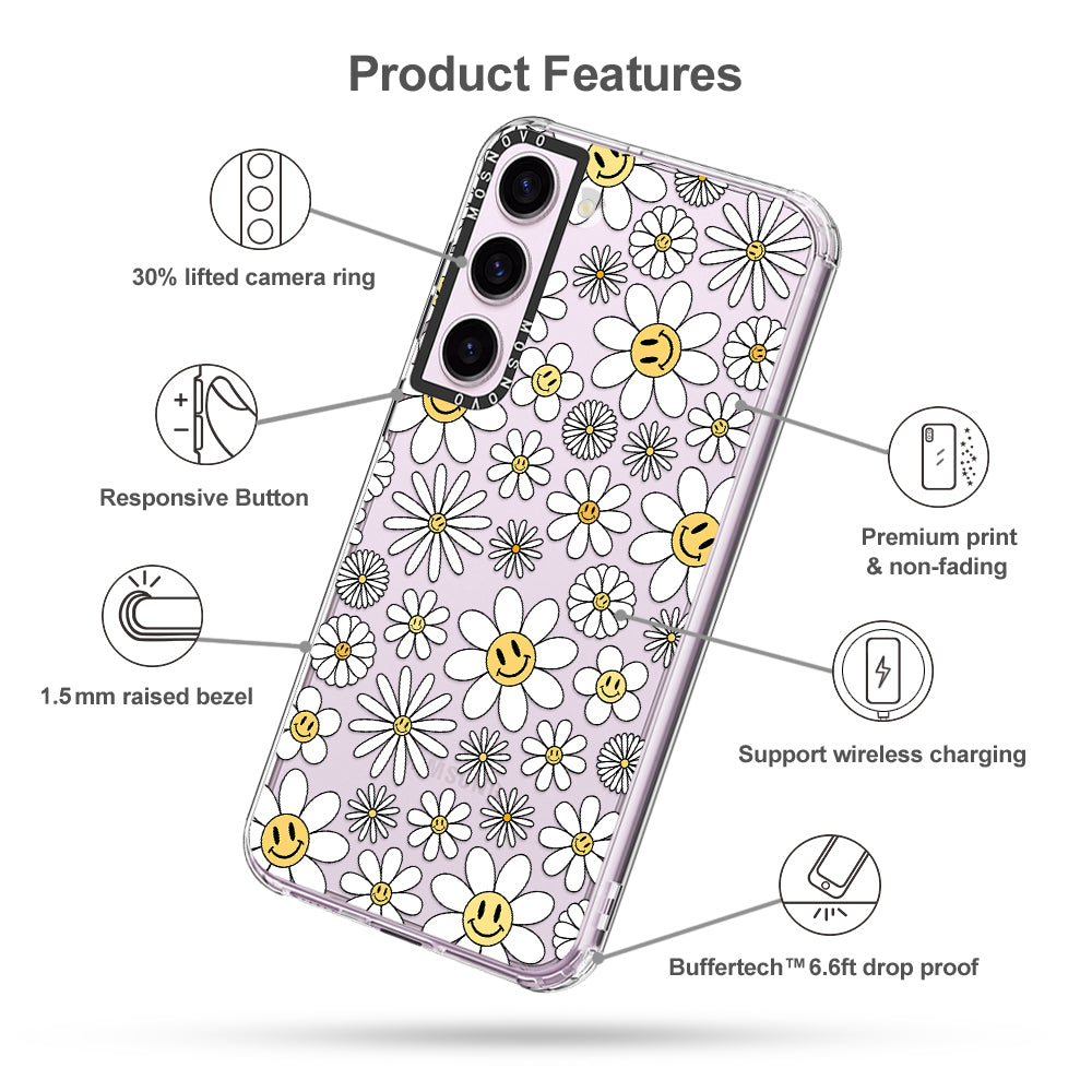 Happy Daisy Blooms Phone Case - Samsung Galaxy S23 Case