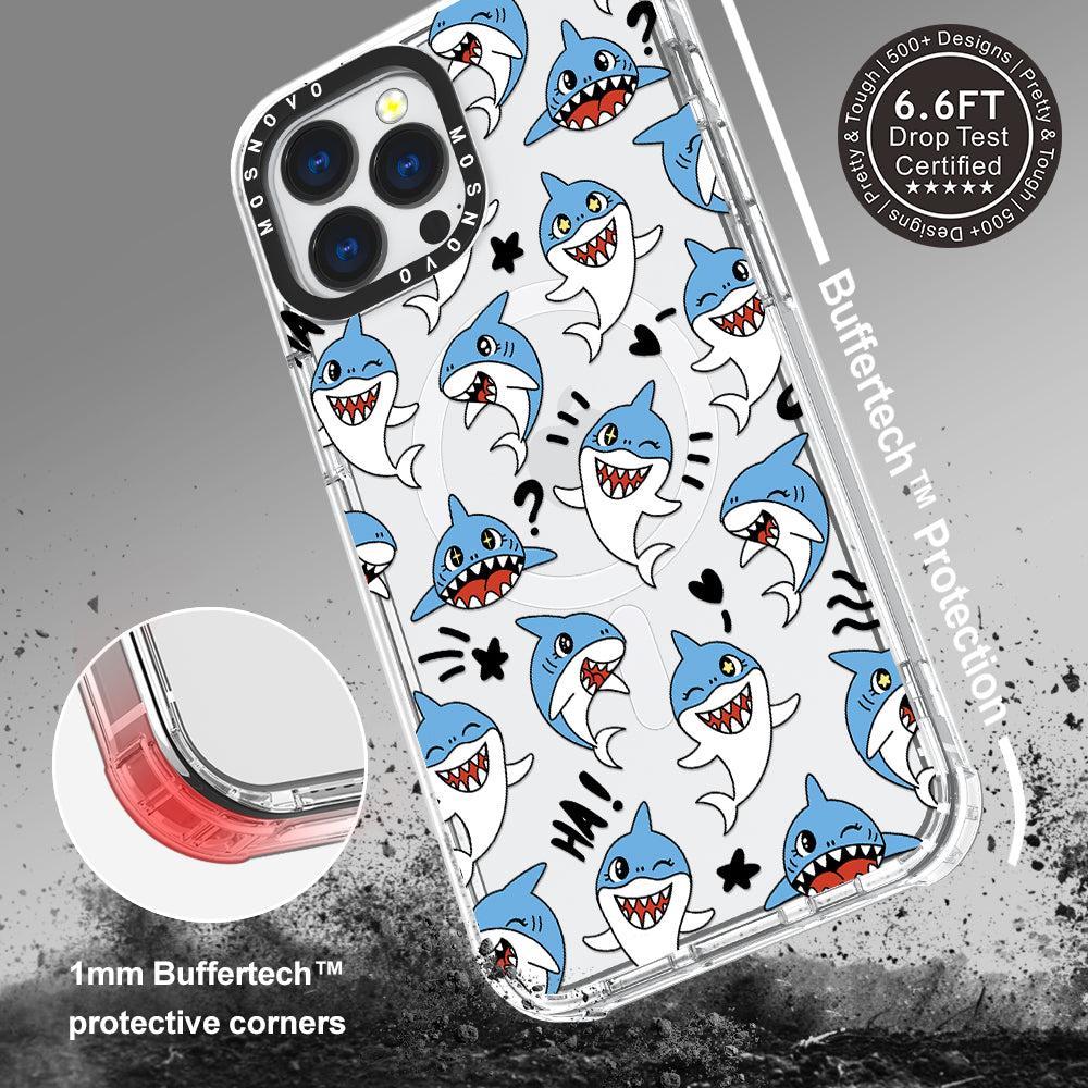 Cute Sharks Phone Case - iPhone 13 Pro Max Case