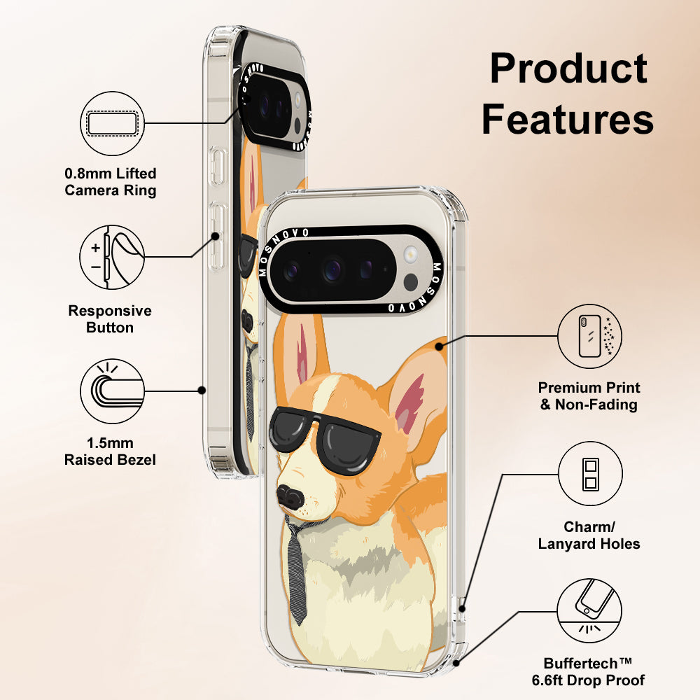 Fluffy Corgi Phone Case - Google Pixel 9 Pro XL Case