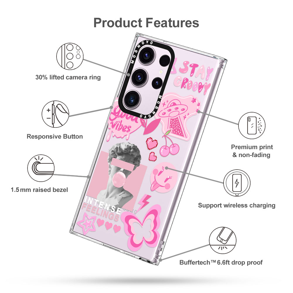 Pink Culture Phone Case - Samsung Galaxy S23 Ultra Case