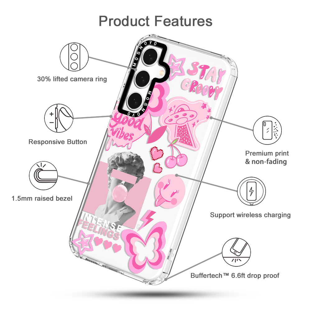 Pink Culture Phone Case - Samsung Galaxy S23 FE Case