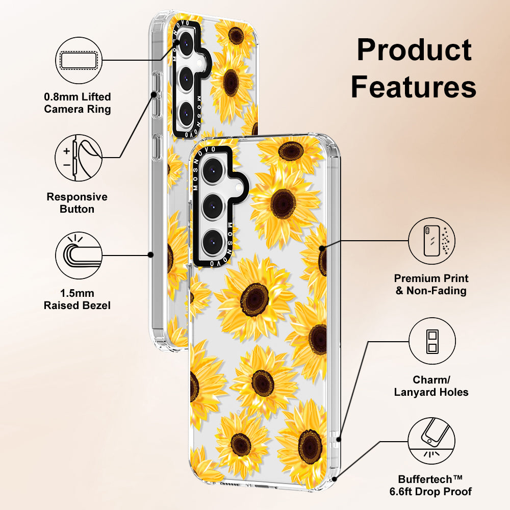 Sunflowers Phone Case - Samsung Galaxy S24 FE Case - MOSNOVO