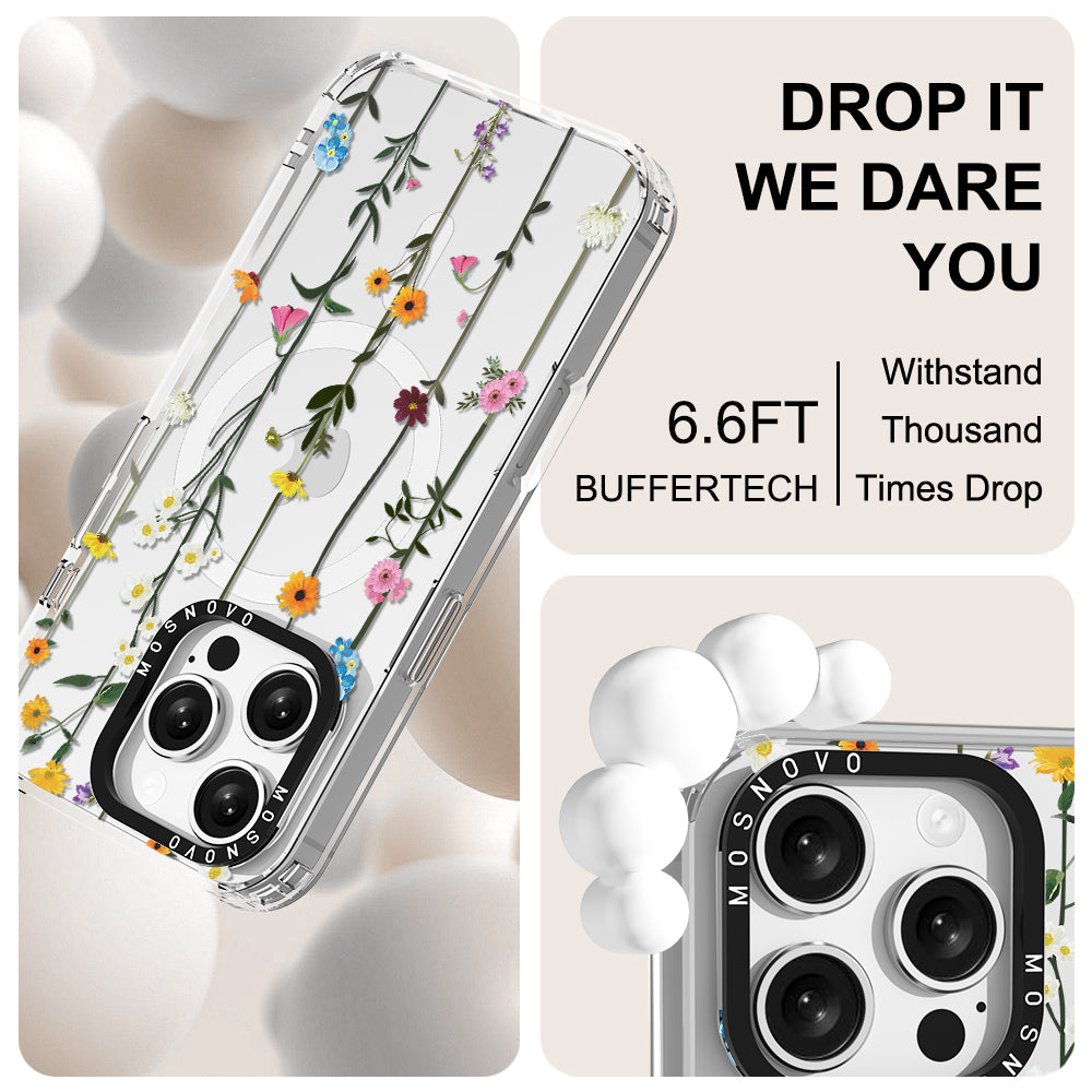 Wildflowers Phone Case - iPhone 16 Pro Case - MOSNOVO