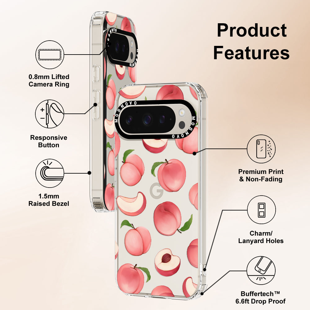 Cute Peach Phone Case - Google Pixel 9 Pro XL Case