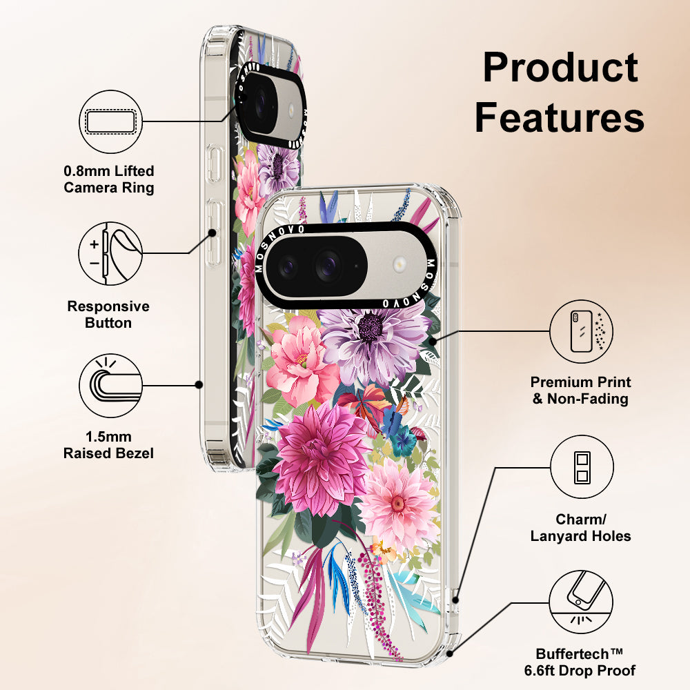 Dahlia Bloom Phone Case - Google Pixel 9 Case