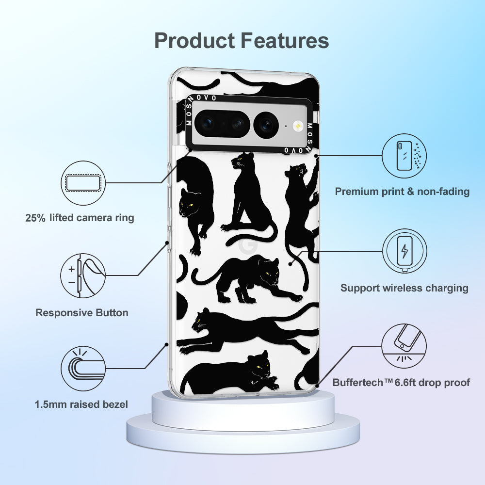 Black Panther Phone Case - Google Pixel 7 Pro Case