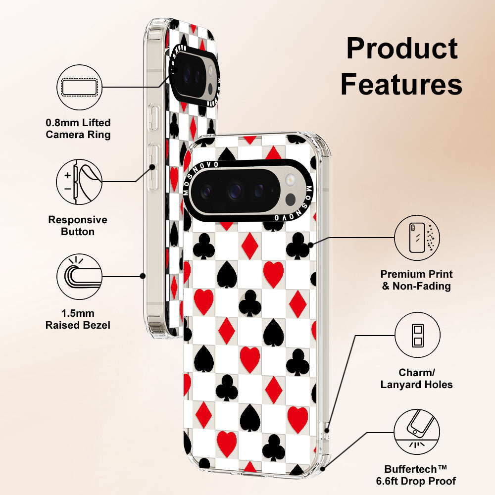 Checker Poker Phone Case - Google Pixel 9 Pro XL Case