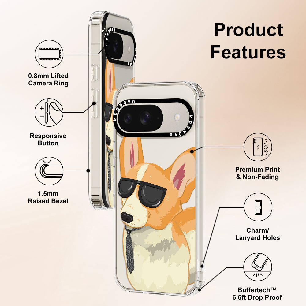 Fluffy Corgi Phone Case - Google Pixel 9 Case