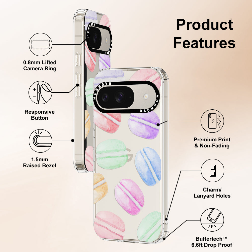 Pastel Macarons Phone Case - Google Pixel 9 Case