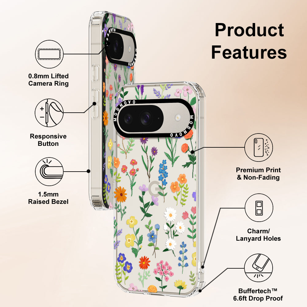 Botanical Floral Phone Case - Google Pixel 9 Case