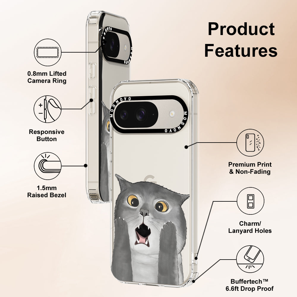 OMG Cat Phone Case - Google Pixel 9 Case