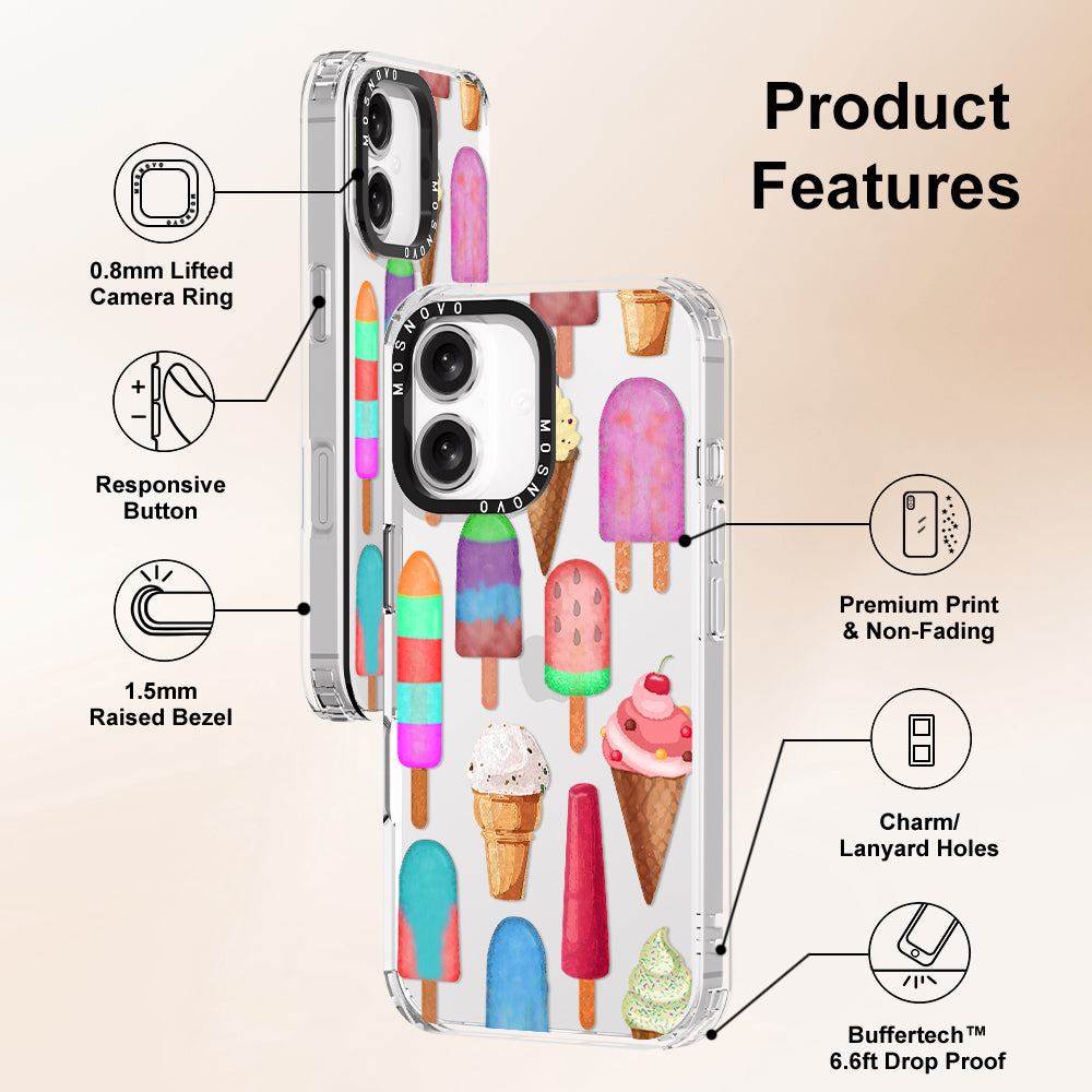 Ice Cream Phone Case - iPhone 16 Plus Case - MOSNOVO