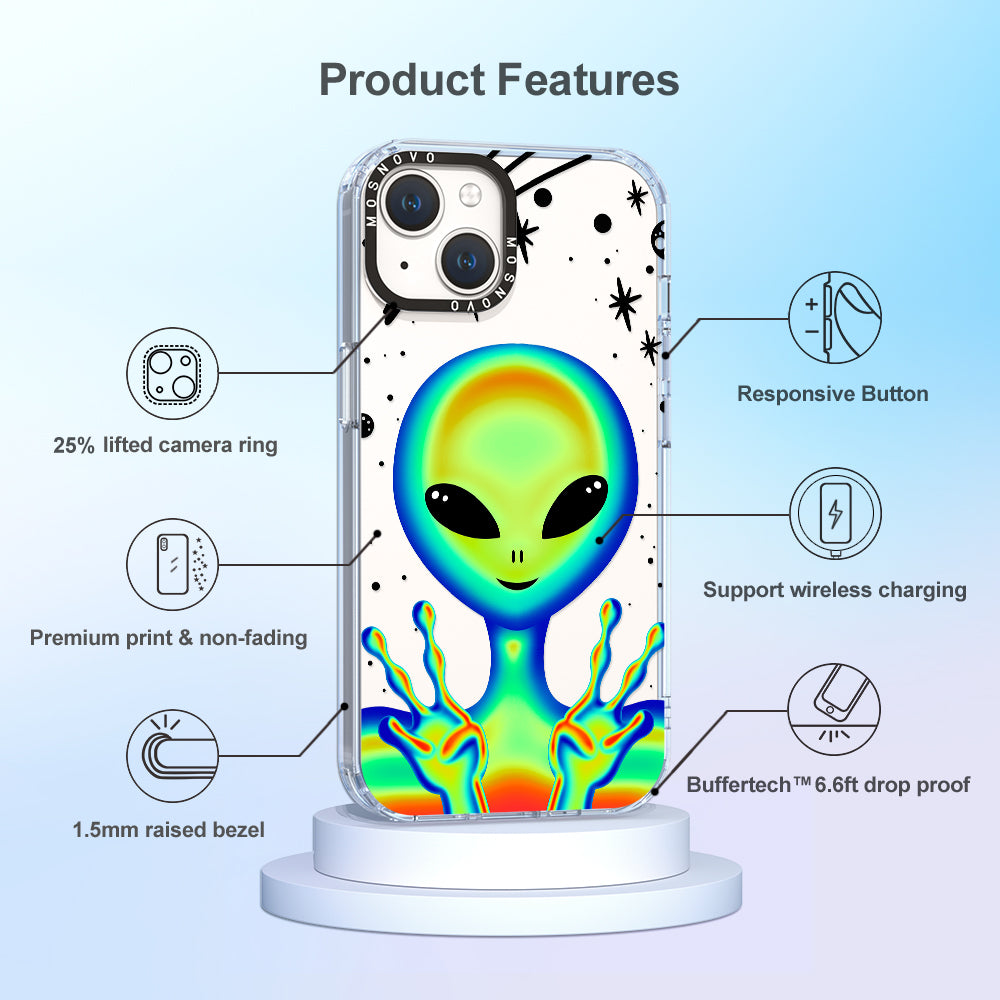 Alien Piece Phone Case - iPhone 14 Plus Case