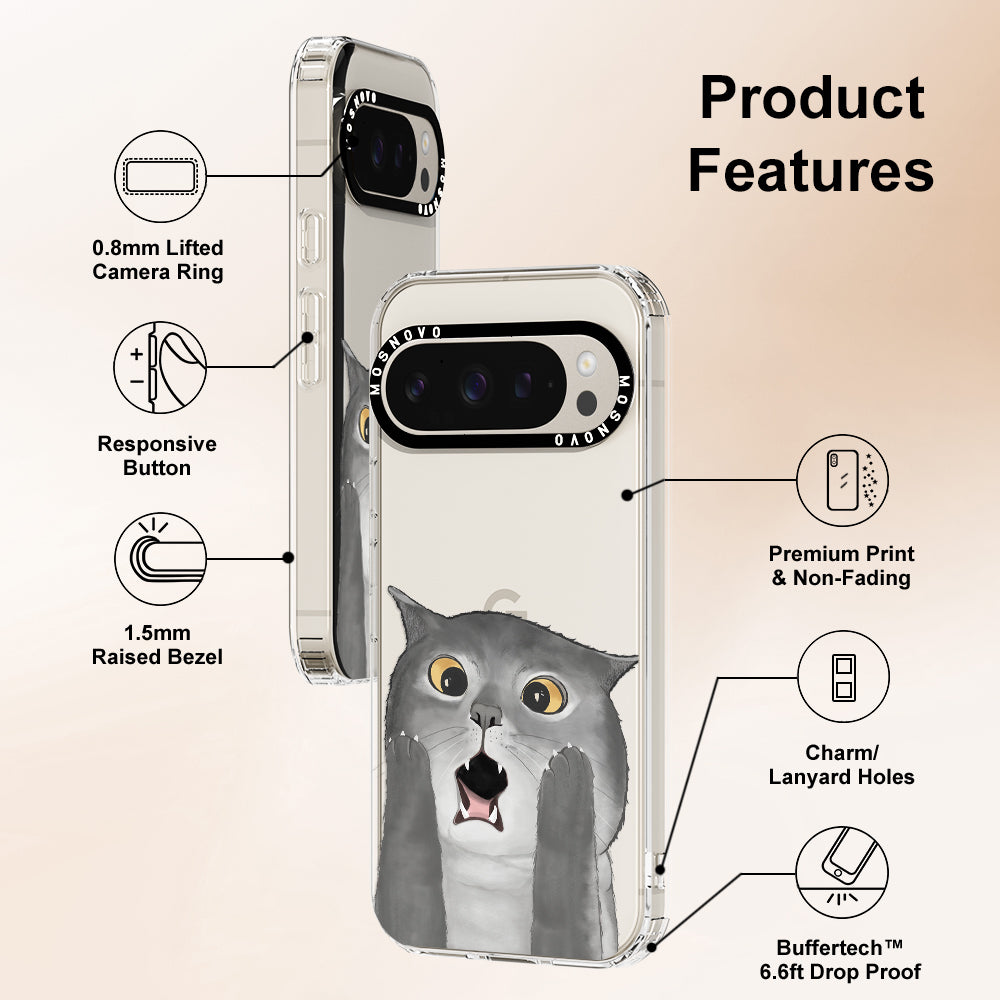 OMG Cat Phone Case - Google Pixel 9 Pro XL Case