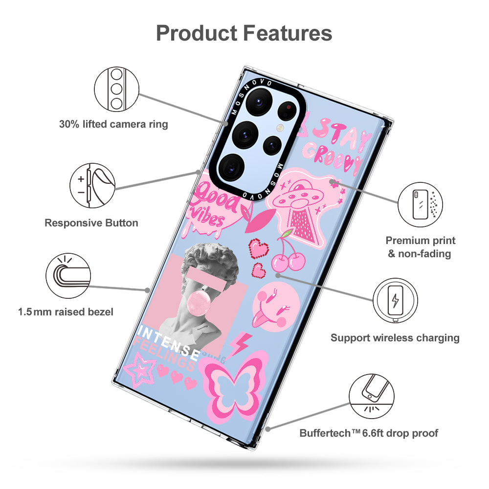 Pink Culture Phone Case - Samsung Galaxy S22 Ultra Case