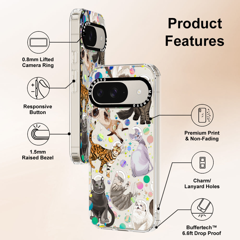 Space Cat Phone Case - Google Pixel 9 Case