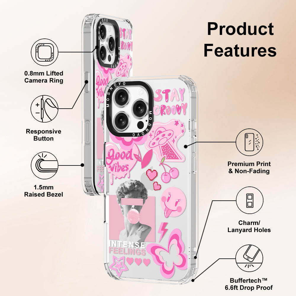 Pink Culture Phone Case - iPhone 16 Pro Max Case