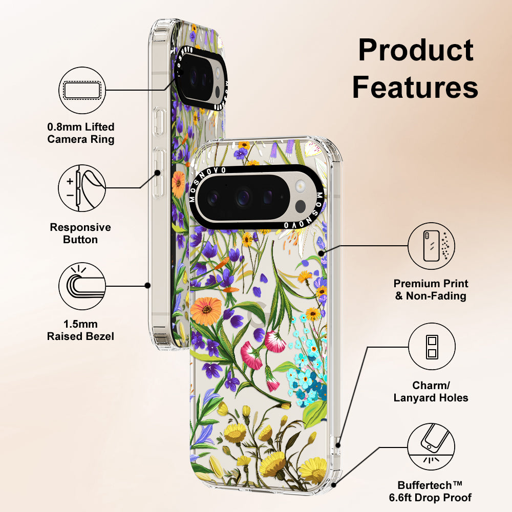 Floral Garden Phone Case - Google Pixel 9 Pro Case