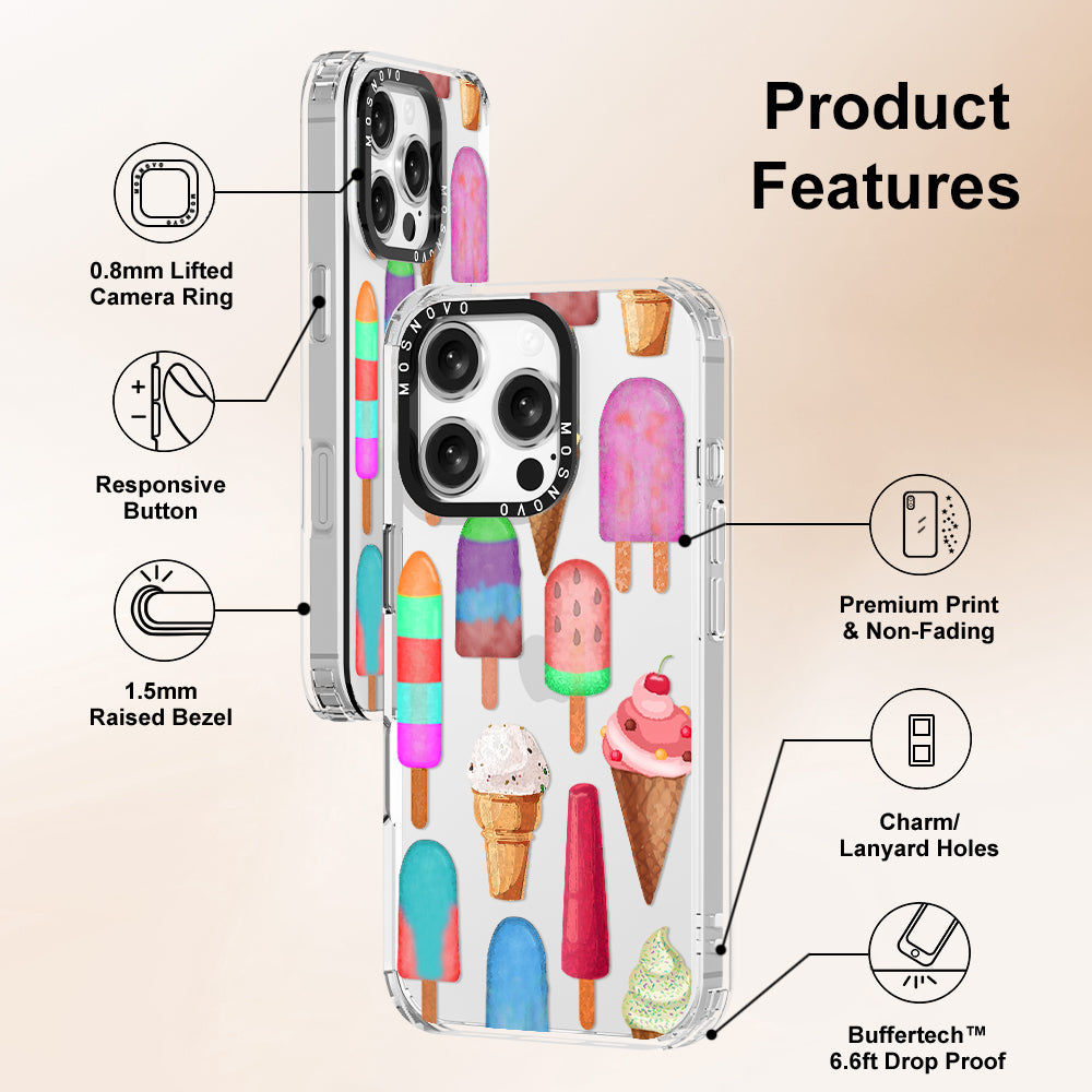 Ice Cream Phone Case - iPhone 16 Pro Case - MOSNOVO