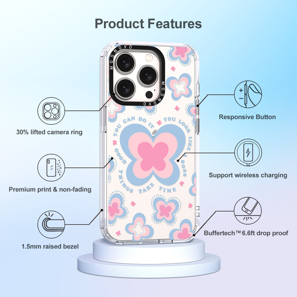 Blooming Butterflies Phone Case - iPhone 15 Pro Case