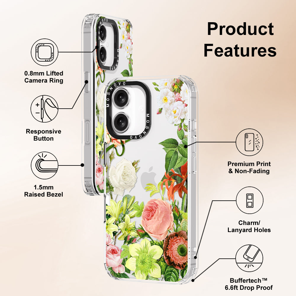 Botanical Garden Phone Case - iPhone 16 Plus Case - MOSNOVO