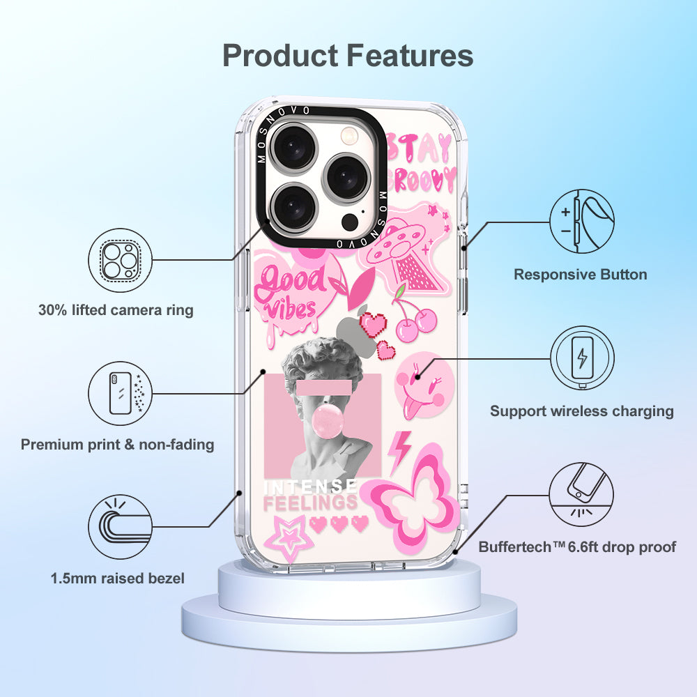 Pink Culture Phone Case - iPhone 15 Pro Case