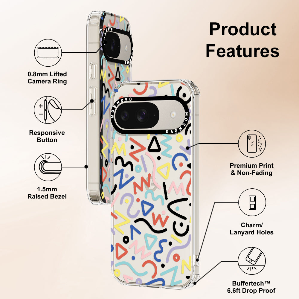 Doodle Art Phone Case - Google Pixel 9 Case