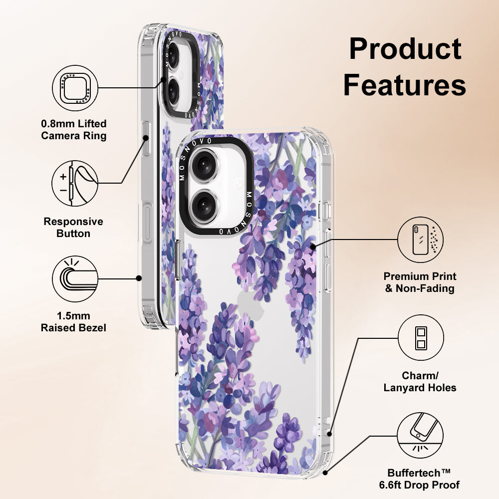 Lavender Phone Case - iPhone 16 Case - MOSNOVO